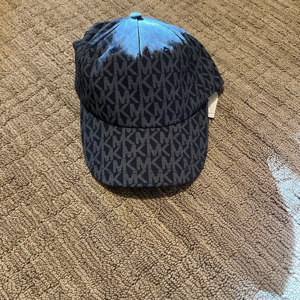 Michael Kors BNWT Blue Monogram Cap